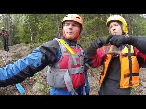 Видео: река Уксунйоки (УКСА) Карелия  . пороги: Розовый Слон , Мельница , Каньонный , Храмина.
