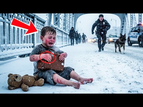 Видео: Мальчик, брошенный отчимом во время шторма; немецкая овчарка и полиция США спасли его — он был ск...
