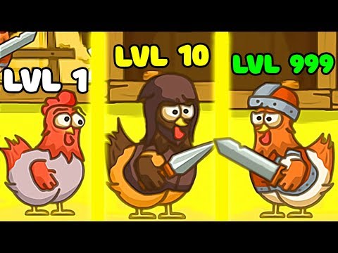 Видео: ЭВОЛЮЦИЯ КУРИЦ ЧТОБЫ ОНИ УНИЧТОЖИЛИ ВСЕХ В ИГРЕ EPIC CLUCK!