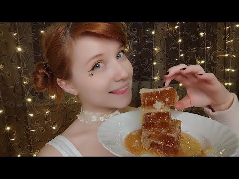 Видео: АСМР🐝Медовые соты🍯Итинг и липкие звуки для сладкого сна 🥰 HONEYCOMB ASMR