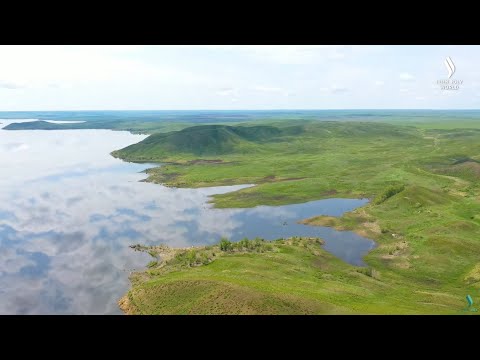 Видео: Плато Актолагай, река Каргалы. «Казахстан: воздушные прогулки» | Jibek Joly TV