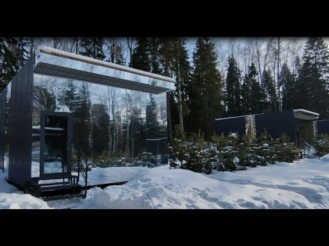 Видео: Рвануть из города в лес на 2 дня! Эко-отель "Окна в лес".  Eco-hotel "Windows to the forest".