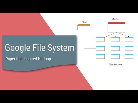 Видео: Файловая система Google — статья, которая вдохновила Hadoop