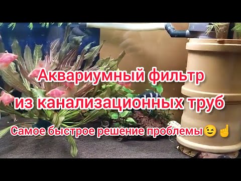 Видео: АКВАРИУМНЫЙ ФИЛЬТР ИЗ КАНАЛИЗАЦИОННЫХ ТРУБ