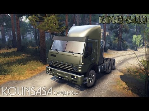 Видео: Spintires 2014 - КамАЗ-5410