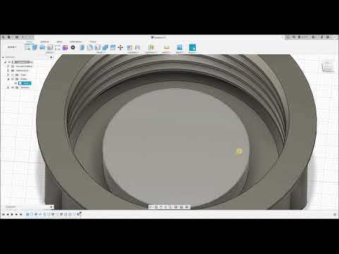 Видео: Fusion 360 моделирование резьбовой пробки для канистры. Настройка печати в Ultimaker Cura для PetG