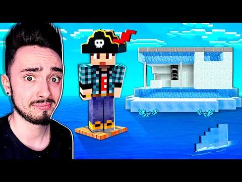 Видео: НАШЛИ ЛЕДЯНУЮ ДЕРЕВНЮ НА ОДНОМ БЛОКЕ В ОКЕАНЕ МАЙНКРАФТ!