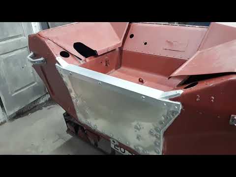 Видео: Обь М ремонт и усиление транца .