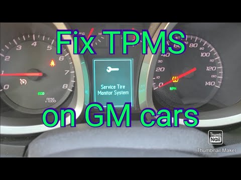 Видео: Замена и сопряжение датчика TPMS на автомобилях GM