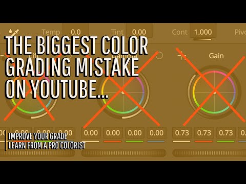 Видео: Самая большая ошибка цветокоррекции на YouTube