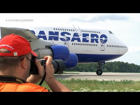 Видео: Официальный споттинг в Домодедово в 2009 году. Много разных самолетов