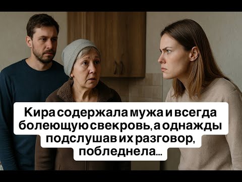 Видео: Кира содержала мужа и всегда болеющую свекровь, а однажды подслушав их разговор, побледнела…