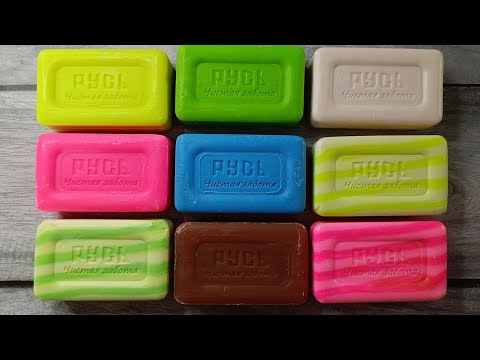 Видео: Soap Cutting🧼ASMR🔪Резка сухого мыла 71