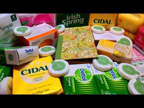Видео: 50 Soap opening HAUL.Unpacking soaP/ BRITISH SOAP/Satisfying video/Pаспаковка мыла साबुन /비누 병#42