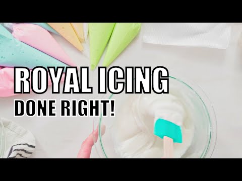 Видео: Советы по получению идеальной консистенции королевской глазури… Каждый раз!