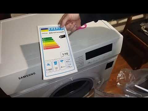 Видео: Распаковка Samsung WW70T3020BW/UA