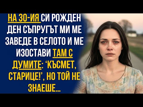 Видео: На 30-ия ми рожден ден мъжът ми ме изостави в селото… но той не знаеше какво ще последва!