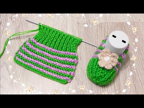 Видео: ПИНЕТКИ  ОЧАРОВАШКА  на двух спицах для начинающих