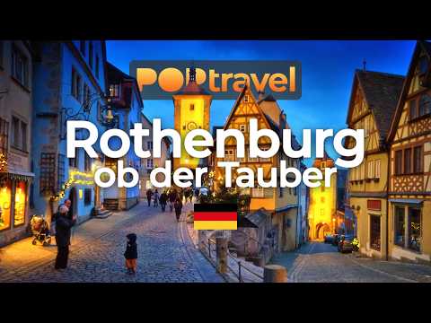 Видео: РОТЕНБУРГ об дер Таубер, Германия 🇩🇪 - Зимняя Сказка - 4К HDR с подписями