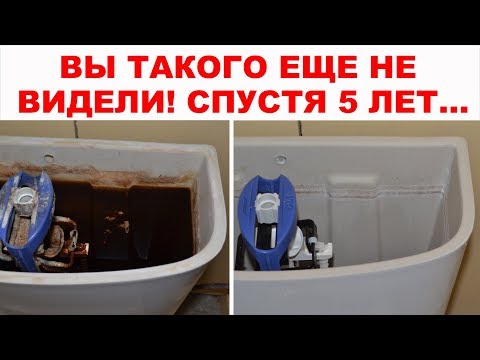 Видео: Как очистить унитаз (бачок от унитаза) ЗАРОСШИЙ от известкового налета, ржавчины. ЭТО НАДО ВИДЕТЬ!