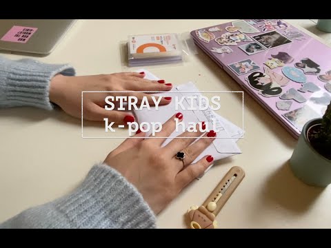 Видео: ☻ STRAY KIDS k-pop haul / Большая распаковка с AliExpress + карты ☻