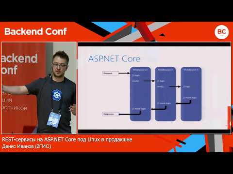 Видео: REST-сервисы на ASP.NET Core под Linux в продакшене / Денис Иванов (2ГИС)