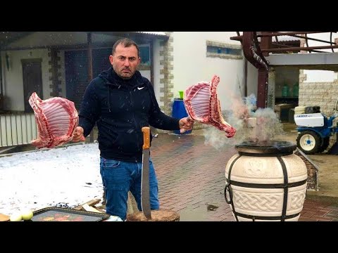 Видео: МЯСО Козлёнка в ТАНДЫРЕ с ОВОЩАМИ. ENG SUB.