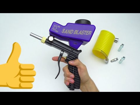 Видео: ПРОВЕРЯЕМ ПЕСКОСТРУЙ С ALIEXPRESS Sandblaster Gun LEMATEC