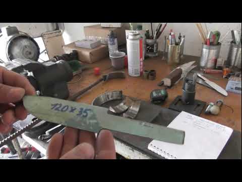 Видео: Нож из подшипника  Ч1  Ковка, отпуск, твердость