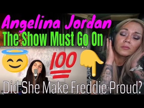 Видео: Анджелина Джордан: Шоу должно продолжаться | Первая реакция | Анджелина идеально исполнила песню ...