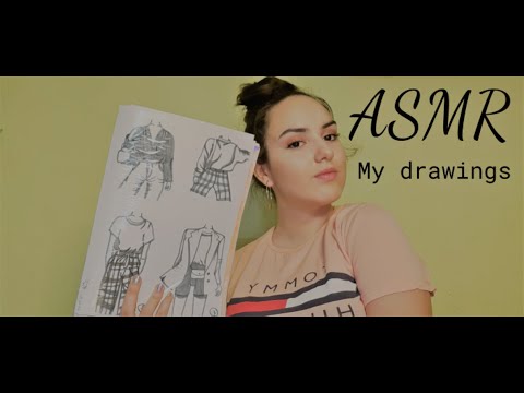 Видео: АСМР.ТИХИЙ ШЕПОТ.МОИ РИСУНКИ.