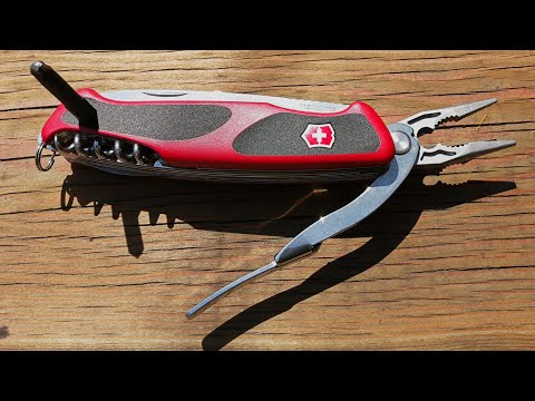 Видео: На что способны пассатижи в швейцарском ноже Victorinox RangerGrip 174 Handyman тесты и сравнения.