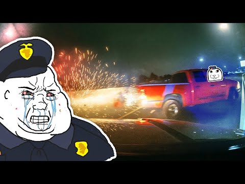 Видео: Идиоты смеются над самыми ужасными полицейскими погонями | 2