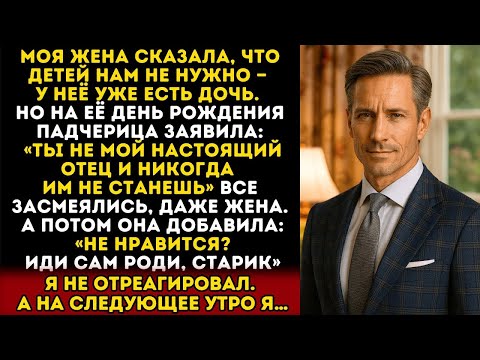 Видео: Моя падчерица сказала, что я не её отец, и все засмеялись. Даже жена. Но я знал, что делать…