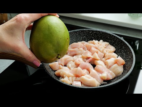 Видео: Добавьте манго к курице! Невероятно простой и вкусный рецепт ужина!