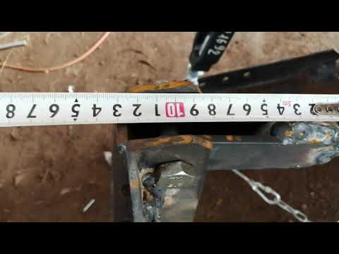 Видео: Простая съёмная задняя навеска на минипогрузчик