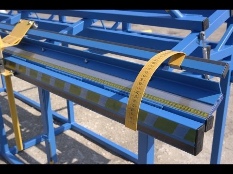 Видео: Листогибочный станок, цена купить листогиб ручной