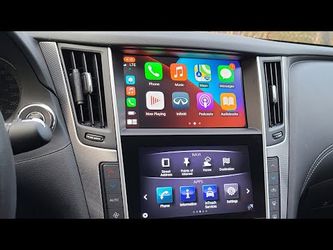 Видео: Беспроводные CarPlay и AndroidAuto в Infiniti Q50 Q60 QX50 2015-2019