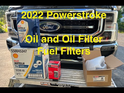 Видео: Замена масляного и топливного фильтра Ford Powerstroke 2022 года