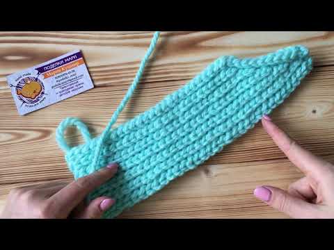 Видео: Простая шапка крючком из объемной пряжи (Пехорка Осенняя)