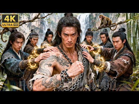 Видео: Фильм о кунг-фу! Калека учится у 8 мастеров и становится непобедимым!