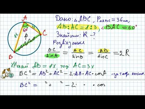 Видео: Задачі теорема синусів та косинусів 9 кл геометрія