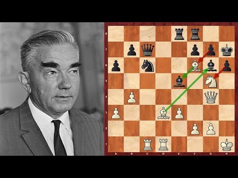 Видео: Шахматы. Александр Котов. КОМБИНАЦИОННАЯ БУРЯ по всей доске!