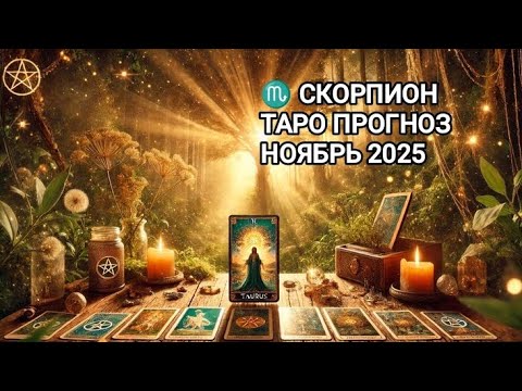 Видео: ♏ СКОРПИОН 🍁 ТАРО ПРОГНОЗ НА НОЯБРЬ 2025