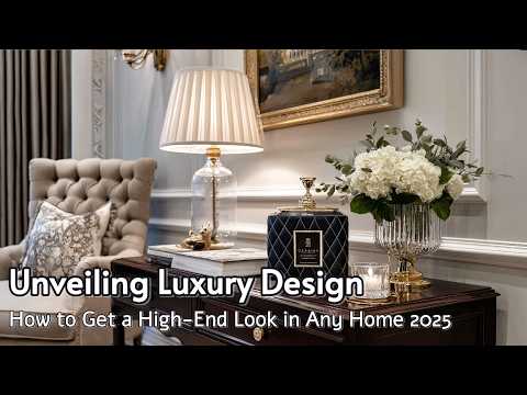 Видео: Раскрываем роскошь дизайна: как создать роскошный облик любого дома в 2025 году