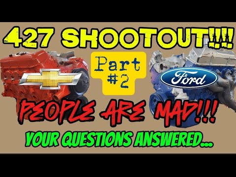 Видео: 427 Chevrolet против 427 Ford. Часть 2 / Ответы на ваши вопросы / Но ответы вам могут не понравиться
