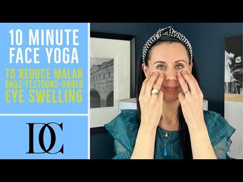 Видео: 10-минутная йога для лица от отёков и мешков под глазами