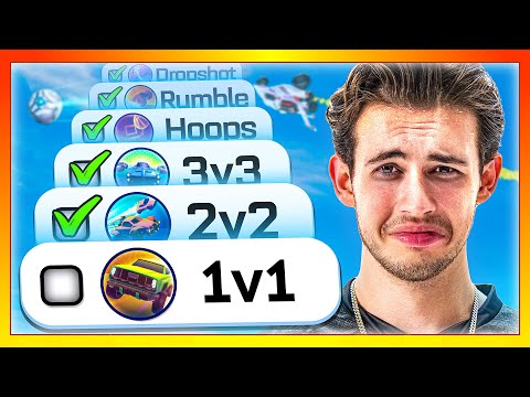 Видео: Победа во всех игровых режимах Rocket League подряд