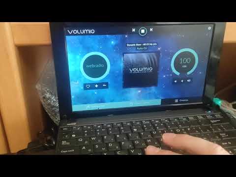 Видео: Установил Volumio на нетбук Asus Eee PC 1001 HA