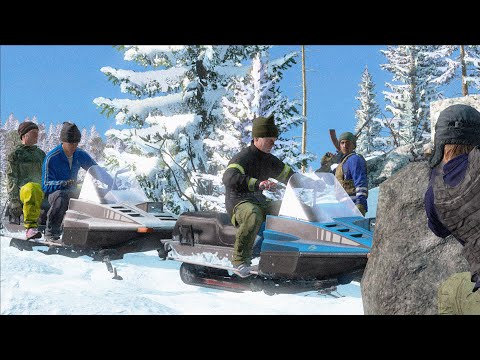 Видео: ЗИМНЯЯ СКАЗКА. Выживание с друзьями на снежной Черноруси - DayZ